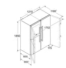 Liebherr SBSes8496 PremiumPlus BioFresh side by side fridge & freezer with wine cooler compartment [last one]*contact store for price*