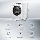 Hisense DH1Q802BW2 8kg Heat pump Condenser Tumble Dryer - White  *Contact store for pricing*