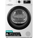 Hisense DH1Q802BW2 8kg Heat pump Condenser Tumble Dryer - White  *Contact store for pricing*