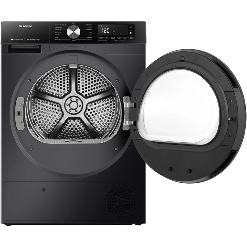 Hisense DH3S902BB3 3S Series 9kg Heat Pump Tumble Dryer - Black  *Contact store for pricing*
