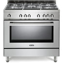 De'Longhi DSR916-GS 90cm Gas Range Cooker - Stainless Steel [available to order]*contact store for price*
