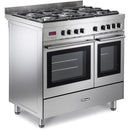 De'Longhi DTR906DF 90cm Professional Twin Cavity Dual Fuel Range Cooker - Stainless steel*contact store for price*