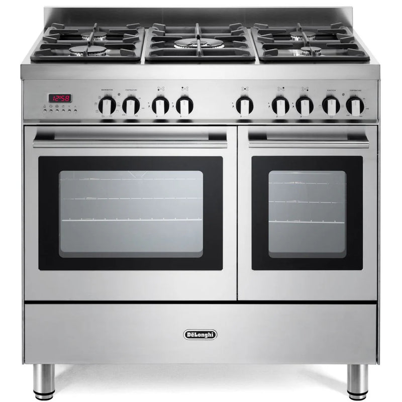 De'Longhi DTR906DF 90cm Professional Twin Cavity Dual Fuel Range Cooker - Stainless steel*contact store for price*