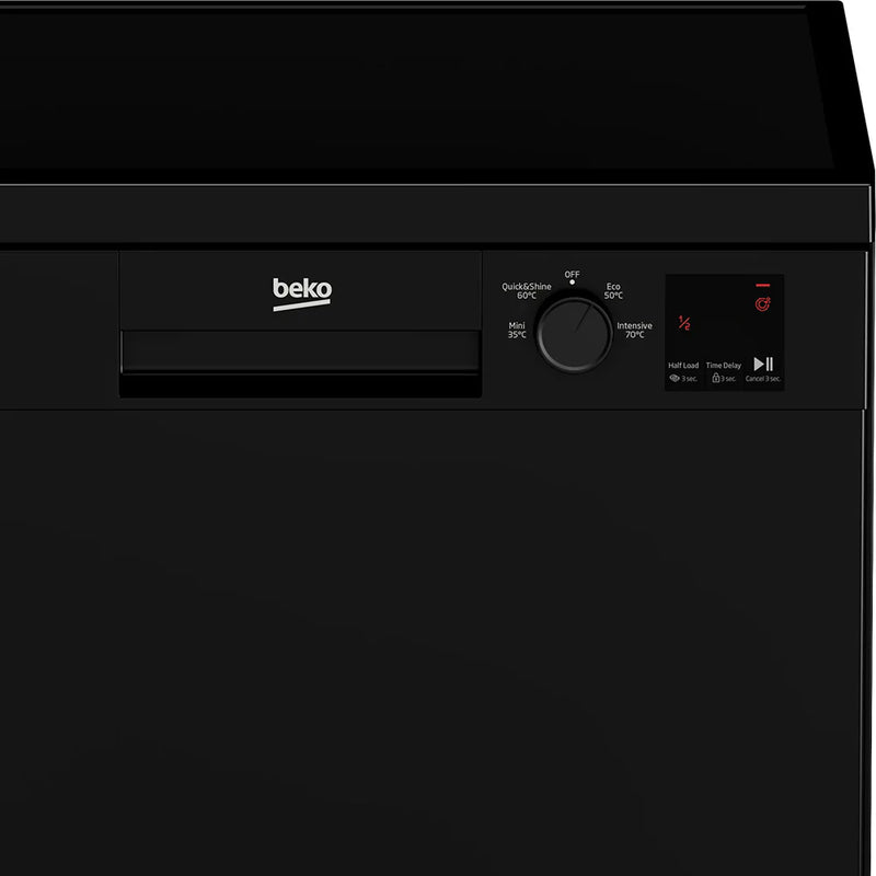 Beko DVN04320B 13-place setting freestanding dishwasher - Black