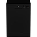 Beko DVN04320B 13-place setting freestanding dishwasher - Black