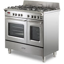 De'Longhi DVTR906DFSS 90cm Dual Fuel Range Cooker - Stainless Steel