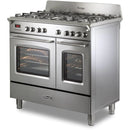 De'Longhi DVTR906DFSS 90cm Dual Fuel Range Cooker - Stainless Steel