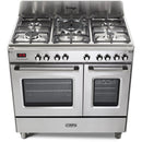 De'Longhi DVTR906DFSS 90cm Dual Fuel Range Cooker - Stainless Steel