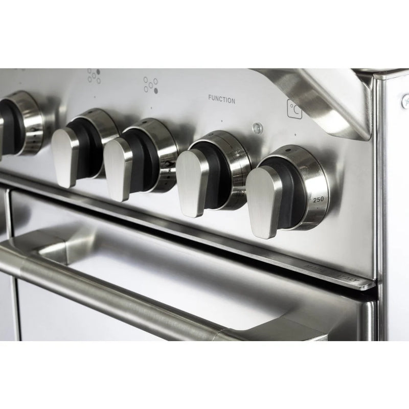 De'Longhi DVTR906DFSS 90cm Dual Fuel Range Cooker - Stainless Steel