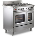 De'Longhi DVTR906DFSS 90cm Dual Fuel Range Cooker - Stainless Steel