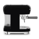 Smeg ECF02BLUK 50's style Espresso Coffee Machine With Stand Wand