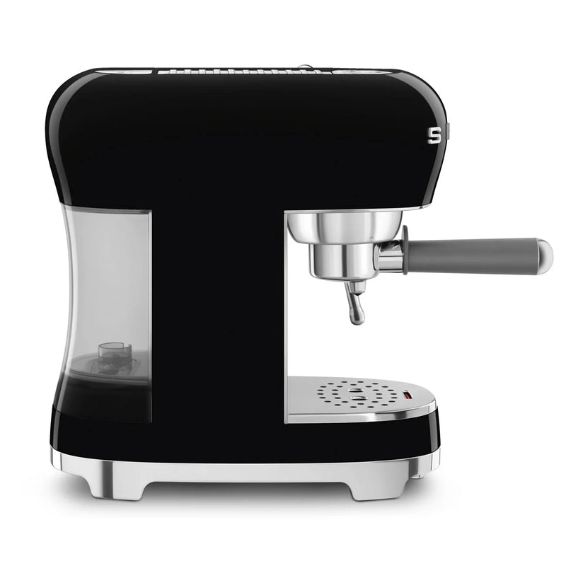Smeg ECF02BLUK 50's style Espresso Coffee Machine With Stand Wand