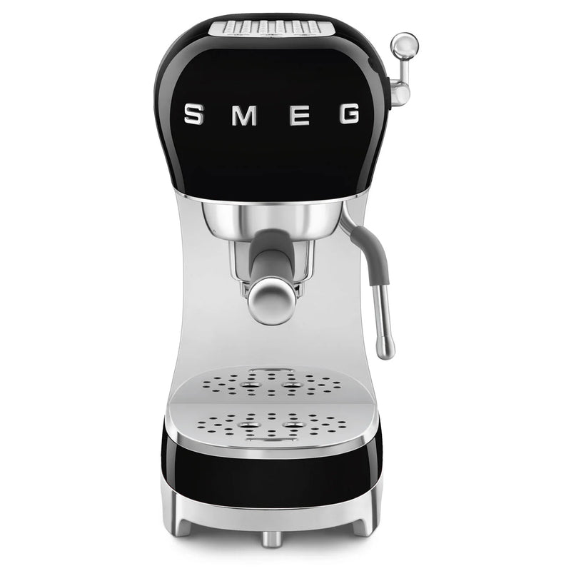 Smeg ECF02BLUK 50's style Espresso Coffee Machine With Stand Wand