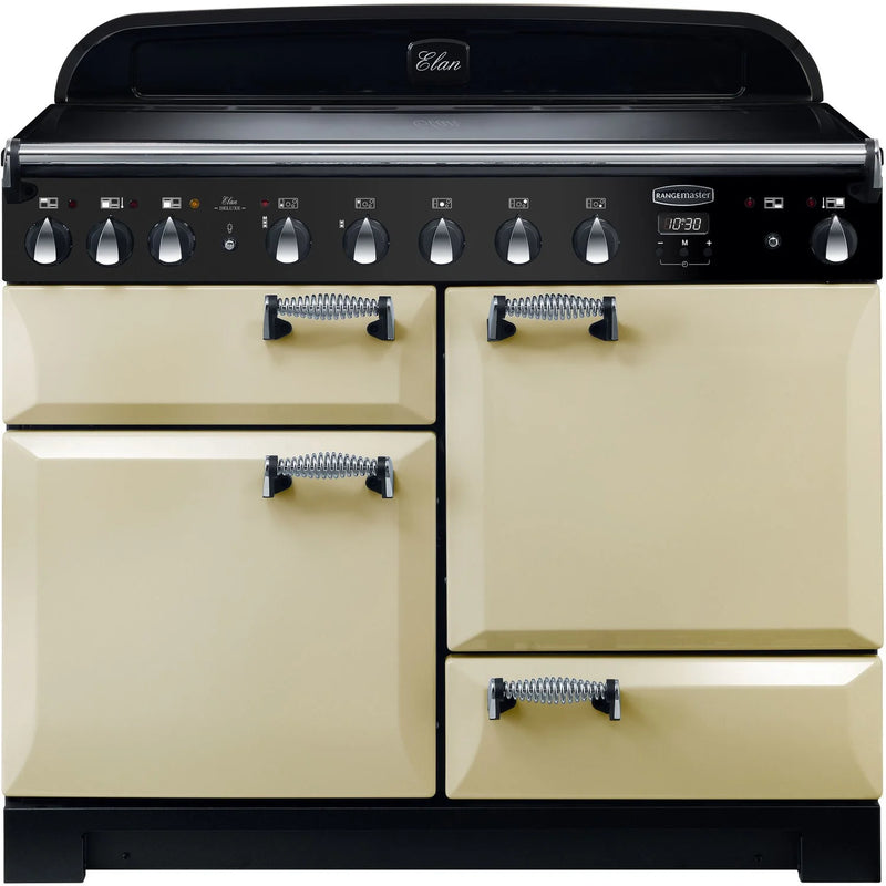Rangemaster ELA110EICR Elan Deluxe 110cm Electric Induction Range Cooker - Cream*contact store for price*