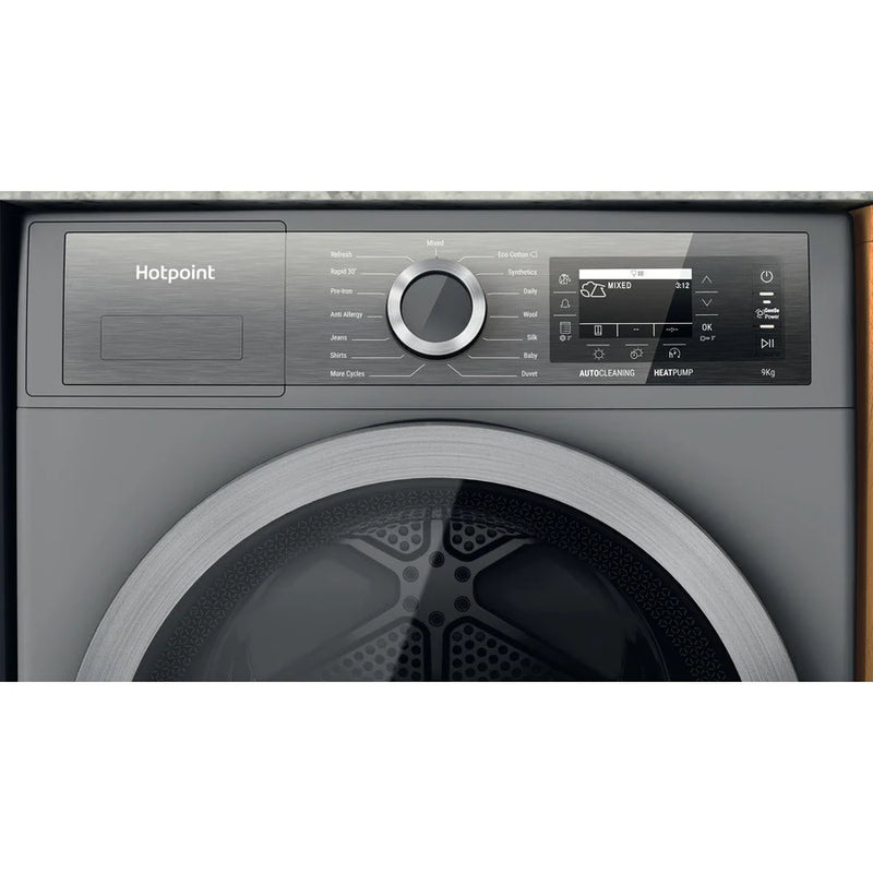 Hotpoint H8D94SBUK 9kg Heat Pump Tumble Dryer - Silver