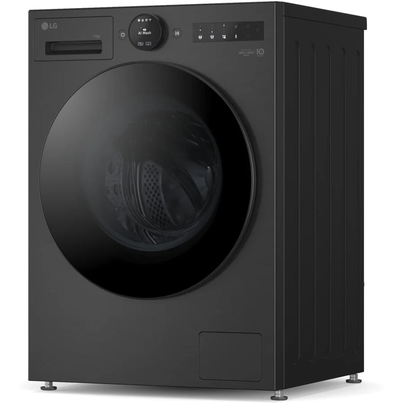 LG F4X7011TBB 11kg 1400rpm AI DD™ Washing Machine - Black [Free 5-year parts & labour warranty]