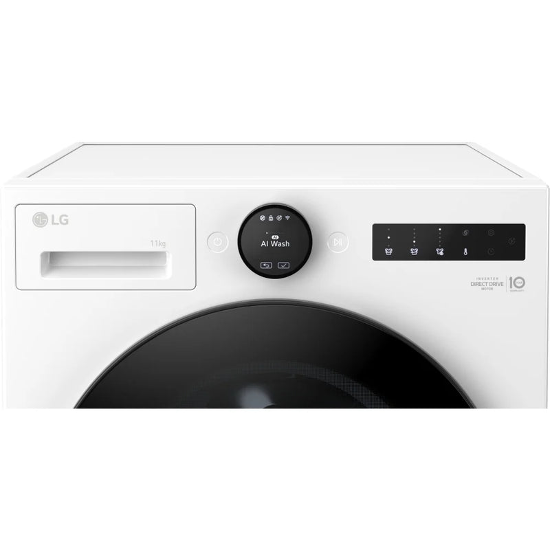 LG F4X7011TWB 11kg 1400rpm AI DD™ Washing Machine - White [Free 5-year parts & labour warranty]*contact store for price*