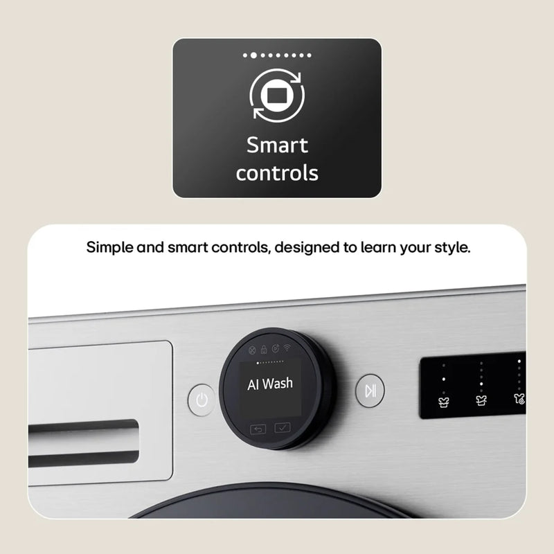 LG F4X7011TWB 11kg 1400rpm AI DD™ Washing Machine - White [Free 5-year parts & labour warranty]*contact store for price*