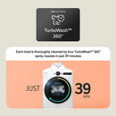 LG F4X7013TBB VX70 13kg 1400rpm AI™ Washing Machine - Matte Black