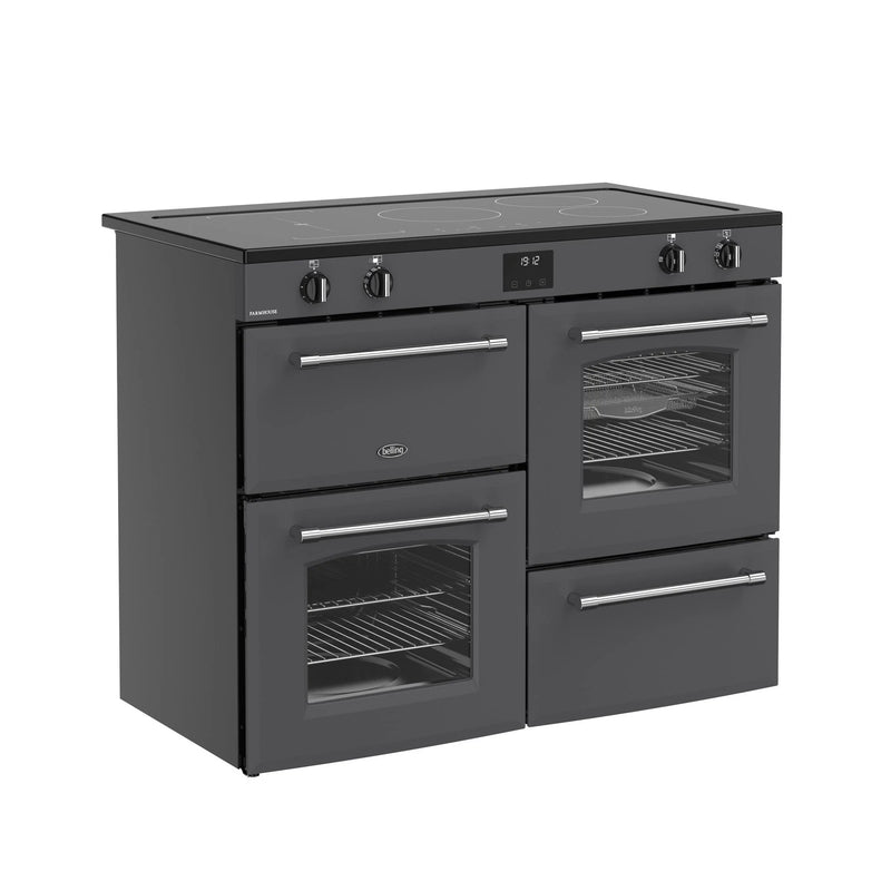 Belling Farmhouse FH110EIANT 110cm Electric Induction Range Cooker - Anthracite*contact store for price*