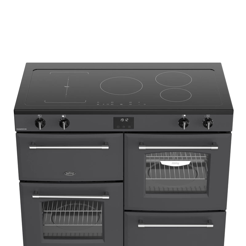 Belling Farmhouse FH110EIANT 110cm Electric Induction Range Cooker - Anthracite*contact store for price*