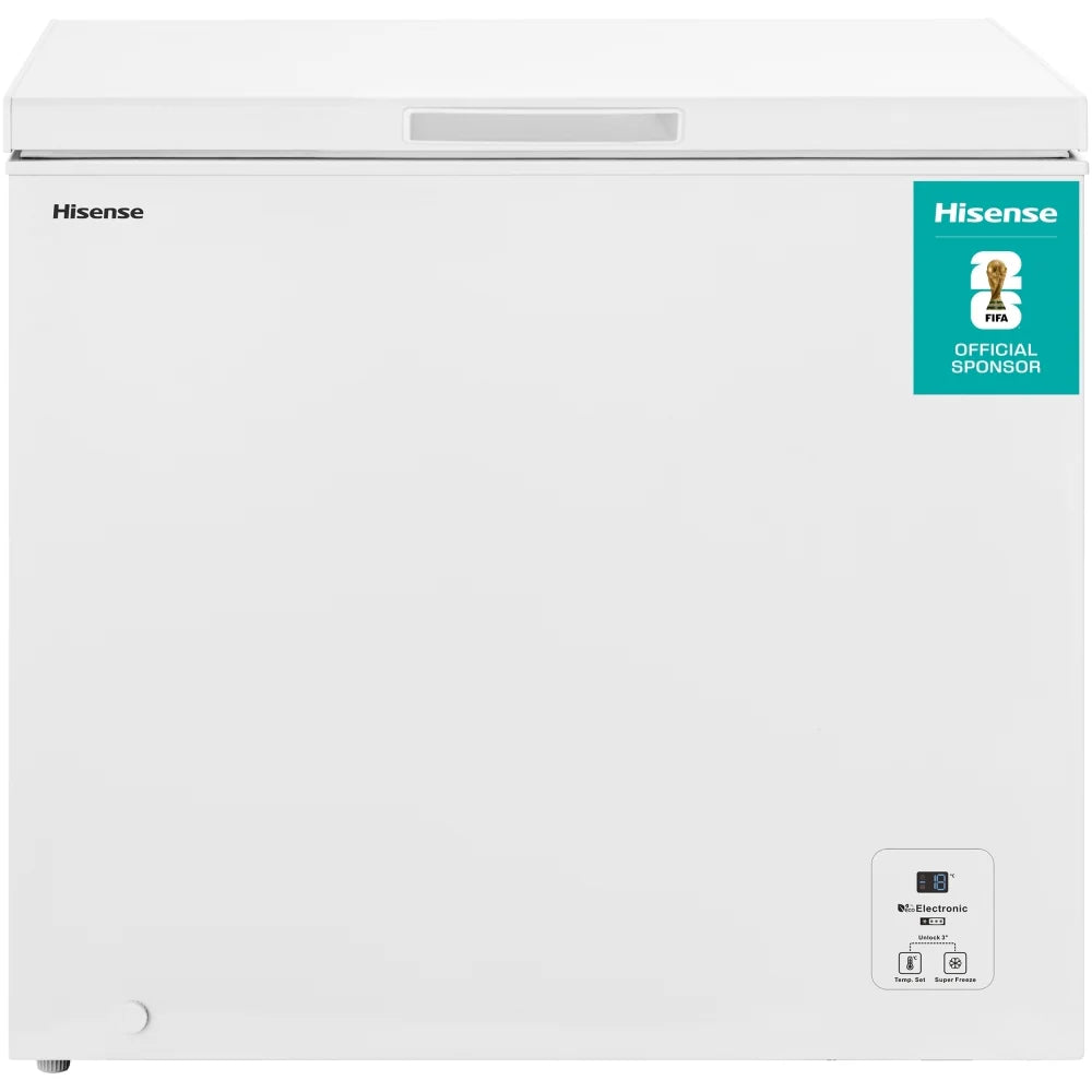 Hisense FC247D4AWLE 191 litre chest freezer - white