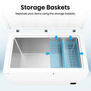 Hisense FC571D4AWLYE 440 litre chest freezer