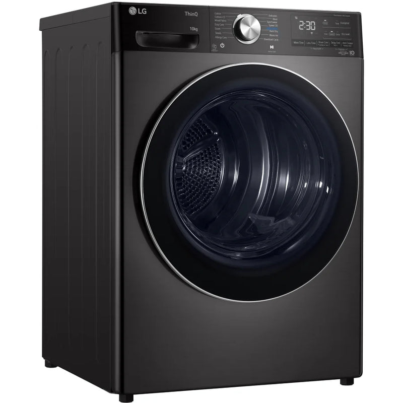 LG FDV1110B 10kg Dual Inverter™ Heat Pump Dryer - Black Steel