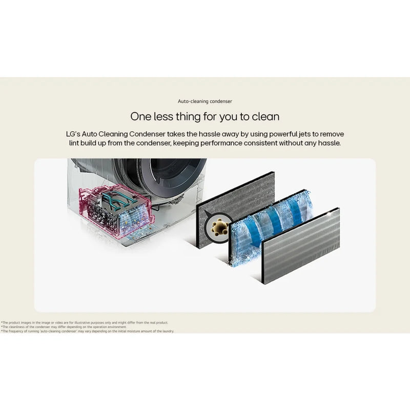 LG FDV309GN 9kg Dual Inverter Heat Pump Tumble Dryer - Slate Grey*contact store for price*