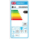 LG FDV309WN 9kg Dual Inverter Heat Pump Tumble Dryer - White