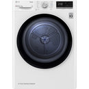 LG FDV709W DUAL Inverter Series 4 ThinQ™ 9kg Heat Pump Tumble Dryer - White