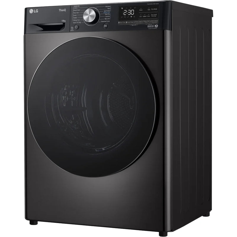 LG FDV909BN 9kg Dual Inverter Heat Pump Dryer - Black Steel