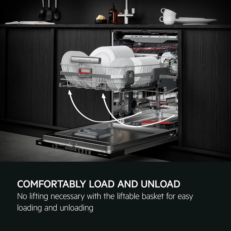 AEG FSS96828P 9000 ComfortLift® 14-place Integrated Dishwasher A rated*contact store for price*