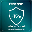 Hisense FV105D4BW21 55cm Freestanding Undercounter Freezer