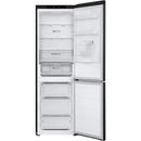 LG GBF3102EEP 60/40 Total No Frost fridge freezer - Black
