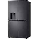 LG GMF960EV4E NatureFresh Plumbed Ice & Water American Style Fridge Freezer - Black