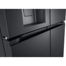 LG GMF960EV4E NatureFresh Plumbed Ice & Water American Style Fridge Freezer - Black