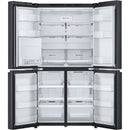 LG GMF960EV4E NatureFresh Plumbed Ice & Water American Style Fridge Freezer - Black