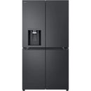 LG GMF960EV4E NatureFresh Plumbed Ice & Water American Style Fridge Freezer - Black