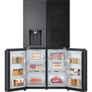 LG GMG960EVJE InstaView™ Plumbed American style fridge freezer - Matte Black [Free 5-year parts & labour guarantee]