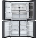 LG GMG960EVJE InstaView™ Plumbed American style fridge freezer - Matte Black [Free 5-year parts & labour guarantee]