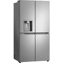 LG GML960PYFE NatureFresh™ Plumbed Multi 4-door American fridge freezer - Silver [free 5-year parts & labour guarantee]