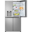 LG GML960PYFE NatureFresh™ Plumbed Multi 4-door American fridge freezer - Silver [free 5-year parts & labour guarantee]
