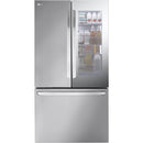 LG GMZ765STHJ InstaView Multi-Door Fridge Freezer With Plumbed Ice & Water - Stainless Steel [free 5-year parts & labour guarantee]