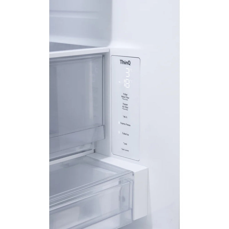 LG GMZ765STHJ InstaView Multi-Door Fridge Freezer With Plumbed Ice & Water - Stainless Steel [free 5-year parts & labour guarantee]