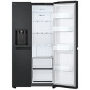 LG GSLC40EPPE Plumbed American style fridge freezer - Black Steel