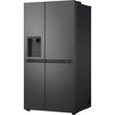 LG GSLC41EPPE Non-Plumbed Ice & Water NatureFresh American style fridge freezer - Black
