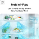 LG GSLC41EPPE Non-Plumbed Ice & Water NatureFresh American style fridge freezer - Black