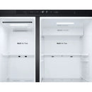 LG GSLC41EPPE Non-Plumbed Ice & Water NatureFresh American style fridge freezer - Black