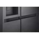 LG GSLC41EPPE Non-Plumbed Ice & Water NatureFresh American style fridge freezer - Black